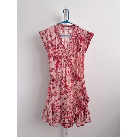 POUPETTE ST BARTH Estelle Wrap Around Mini Dress | L - Picture 4 of 11